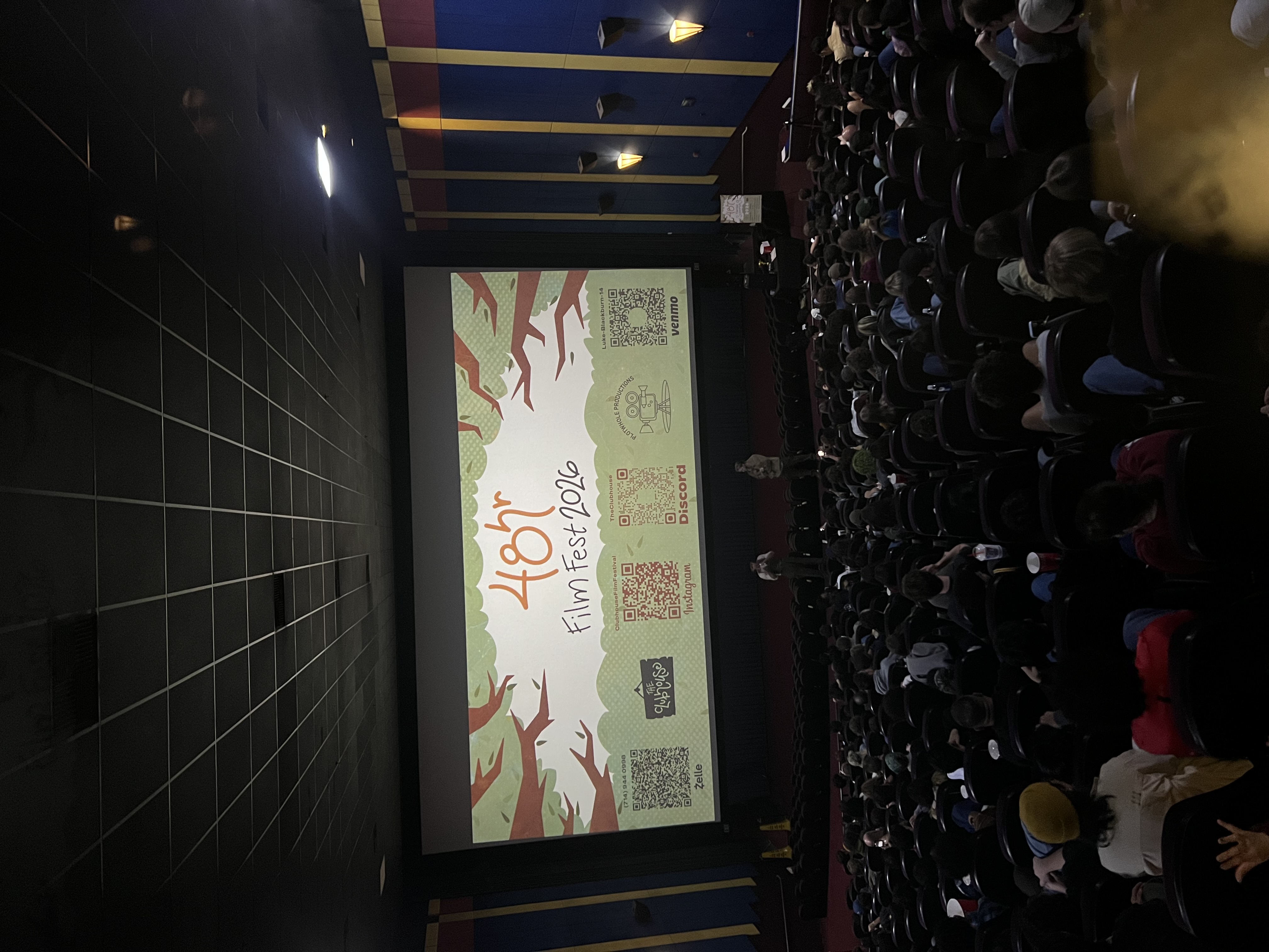 The 48hr Film Fest 2026 on the big screen